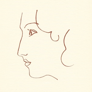 Litografía de Henri Matisse / Florilege de Ronsard