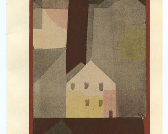 Pochoir de Paul Klee "Stadtebild"