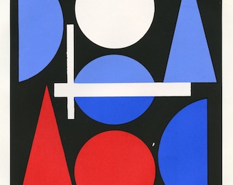 Serigrafia Auguste Herbin "Nue"