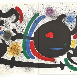 Joan Miro Original Lithograph