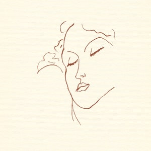 Litografía de Henri Matisse / Florilege de Ronsard