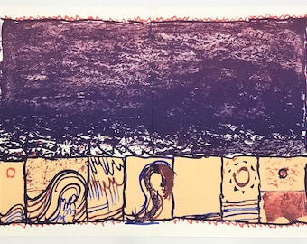 Pierre Alechinsky original lithograph
