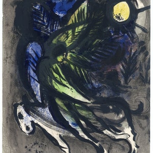 Marc Chagall „Anioł” oryginalna litografia
