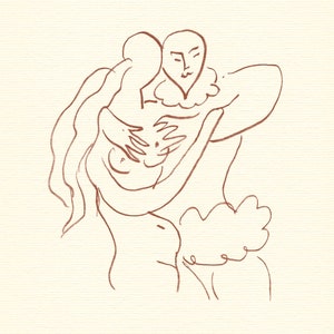 Litografía de Henri Matisse / Florilege de Ronsard
