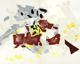 Jean-Paul Riopelle original lithograph