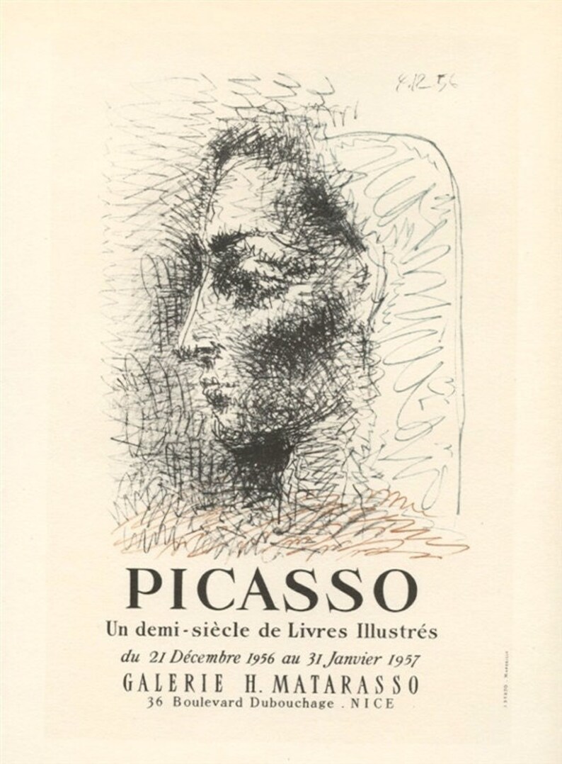 Picasso Letters Pablo Picasso Lithograph Poster