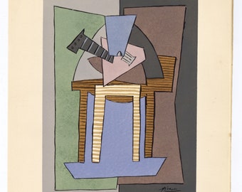 Pablo Picasso Cubist pochoir for Cahiers d'Art, 1926