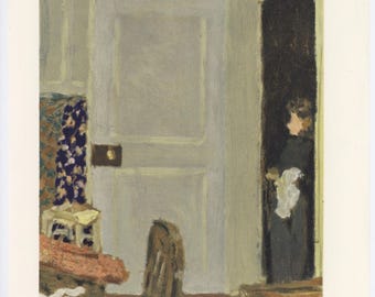 Litografia Edouarda Vuillarda „La porte ouverte”