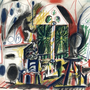 Pablo Picasso lithograph | Carnet Californie