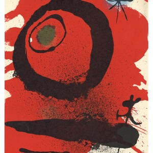 Joan Miro original lithograph