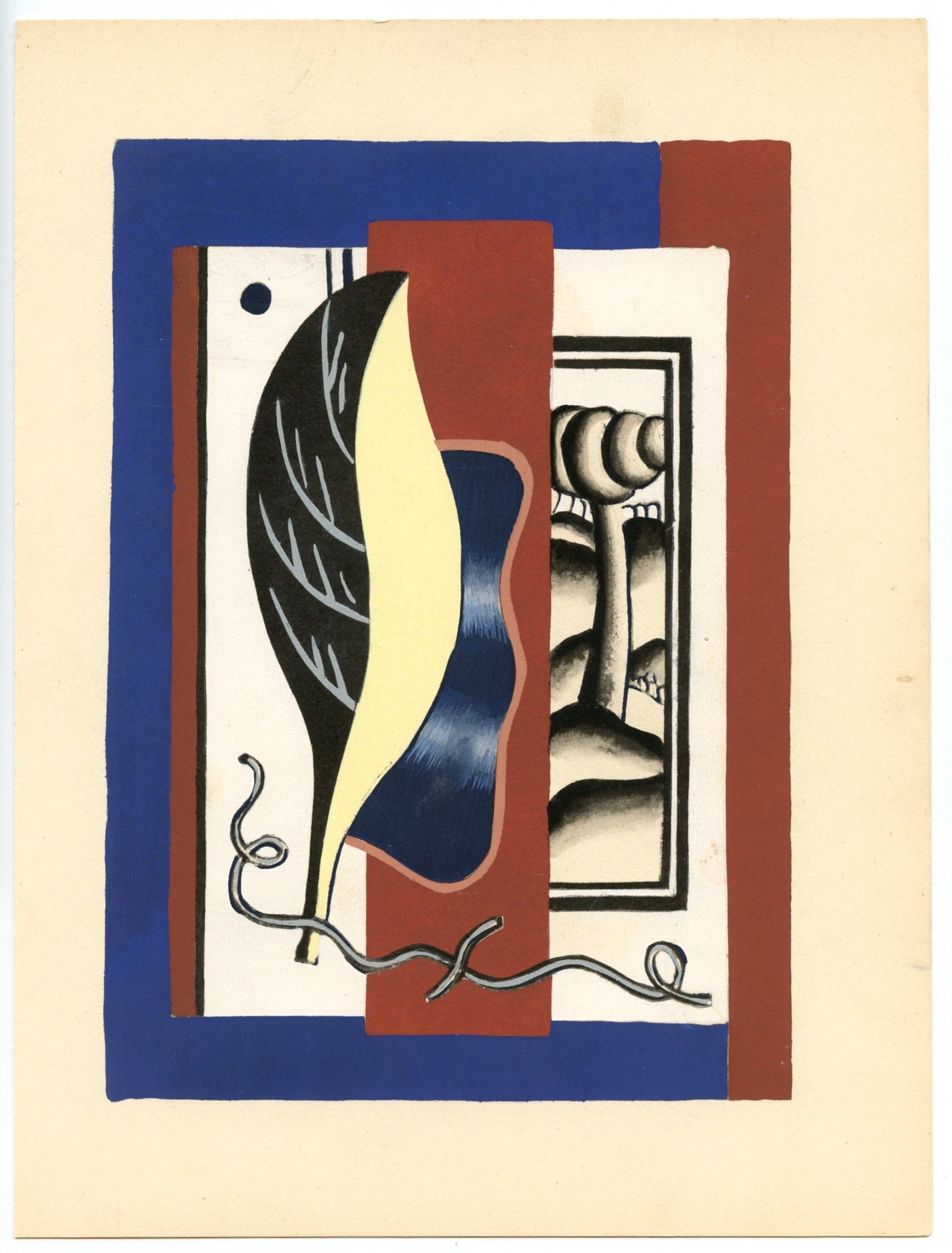 Fernand Leger 1928 Pochoir 