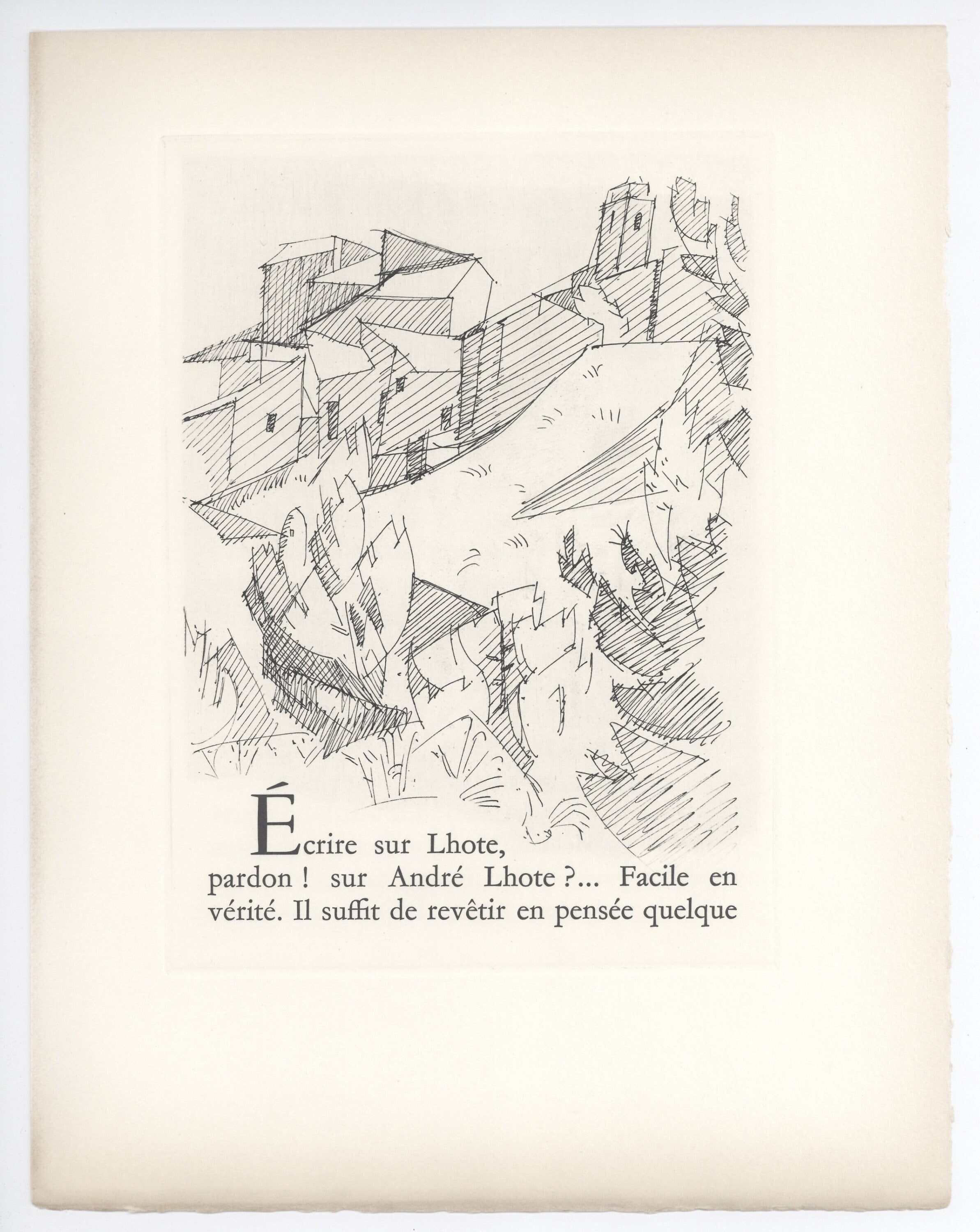 Andre Lhote original etching