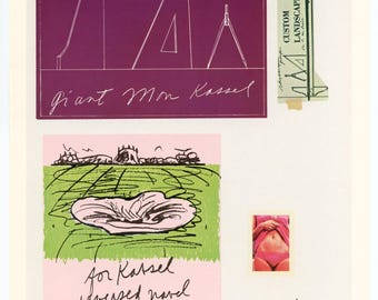 Claes Oldenburg "Anteckningar" 1968