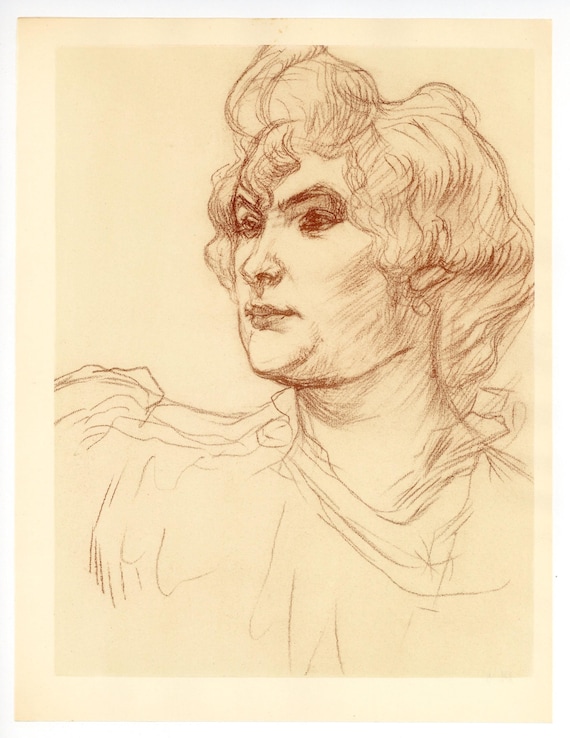 Vintage 1952 Toulouse-Lautrec Vintage 1952 Toulouse-Lautrec