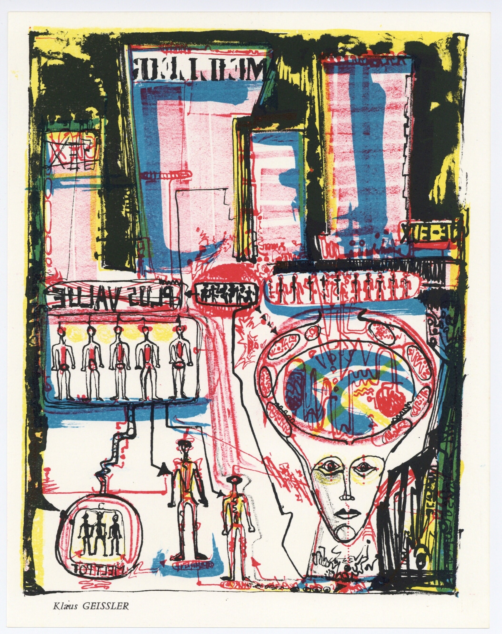 クラウス・ガイスラーのオリジナルリトグラフ - Etsy 日本