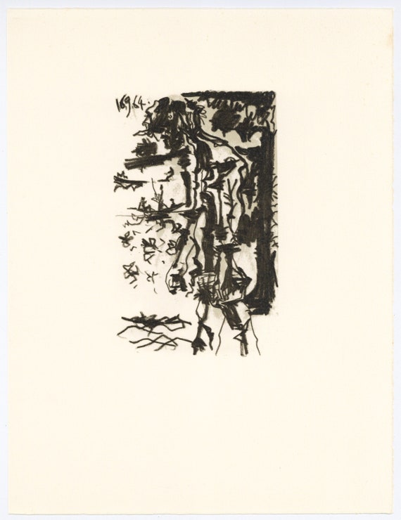 Pablo Picasso 【Le Goût du Bonheur 21】 Pablo Picasso lithograph 