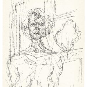 Alberto Giacometti original Lithographie &quot;&quot;Annette&quot;&quot;