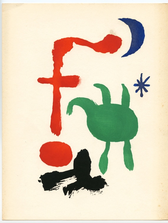 Buy Joan Miro Original Pochoir 