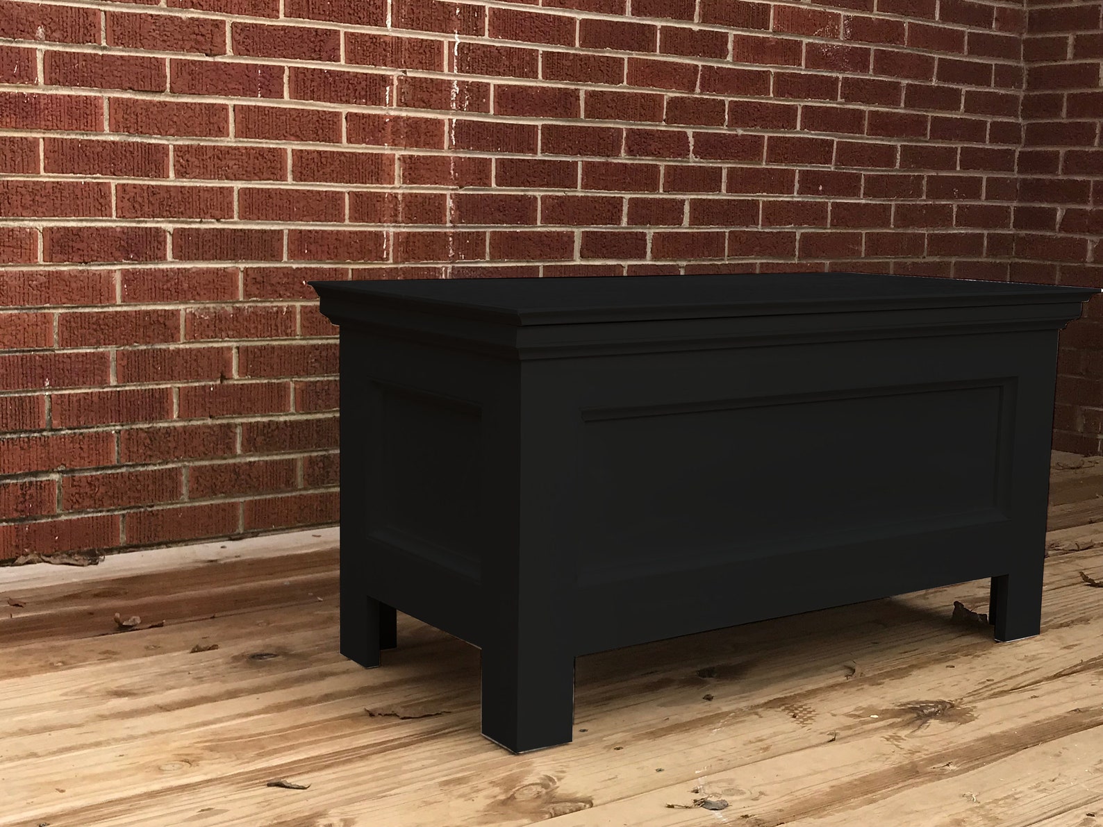 Black Hope Chest Toy Chest Trunk Coffee Entry table Etsy
