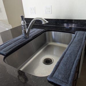 Drip Catcher/Sink Drying/Splash Mat/ Now DC Companions, purchased separately! - 4 Colors - Various sizes of Drip Catchers - Comp. 28X4 in.