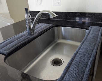 Drip Catcher/Sink Drying/Splash Mat/ Now DC Companions, purchased separately! - 4 Colors - Various sizes of Drip Catchers - Comp. 28X4 in.