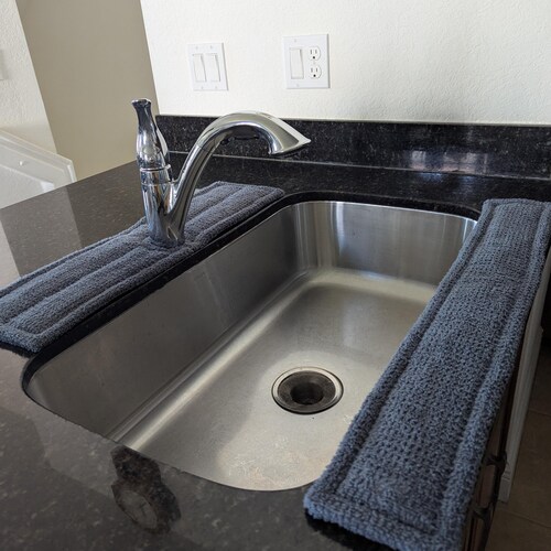 Drip Catcher/Sink Drying/Splash Mat/ Now DC Companions, purchased separately! - 3 Colors - Various sizes of Drip Catchers - Comp. 28X4 in.