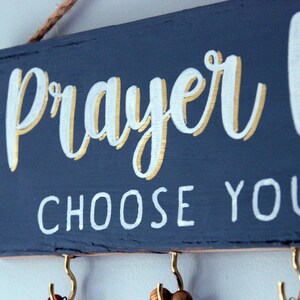 Rosary Holder For Wall . Catholc Gft . Farmhouse Wood Hanger - Etsy