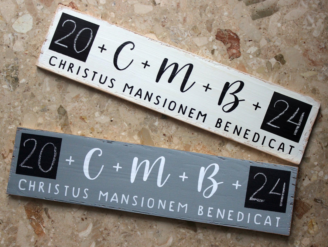 Rustic Epiphany Board . Home Blessing Sign . Hand Written Epiphany Sign