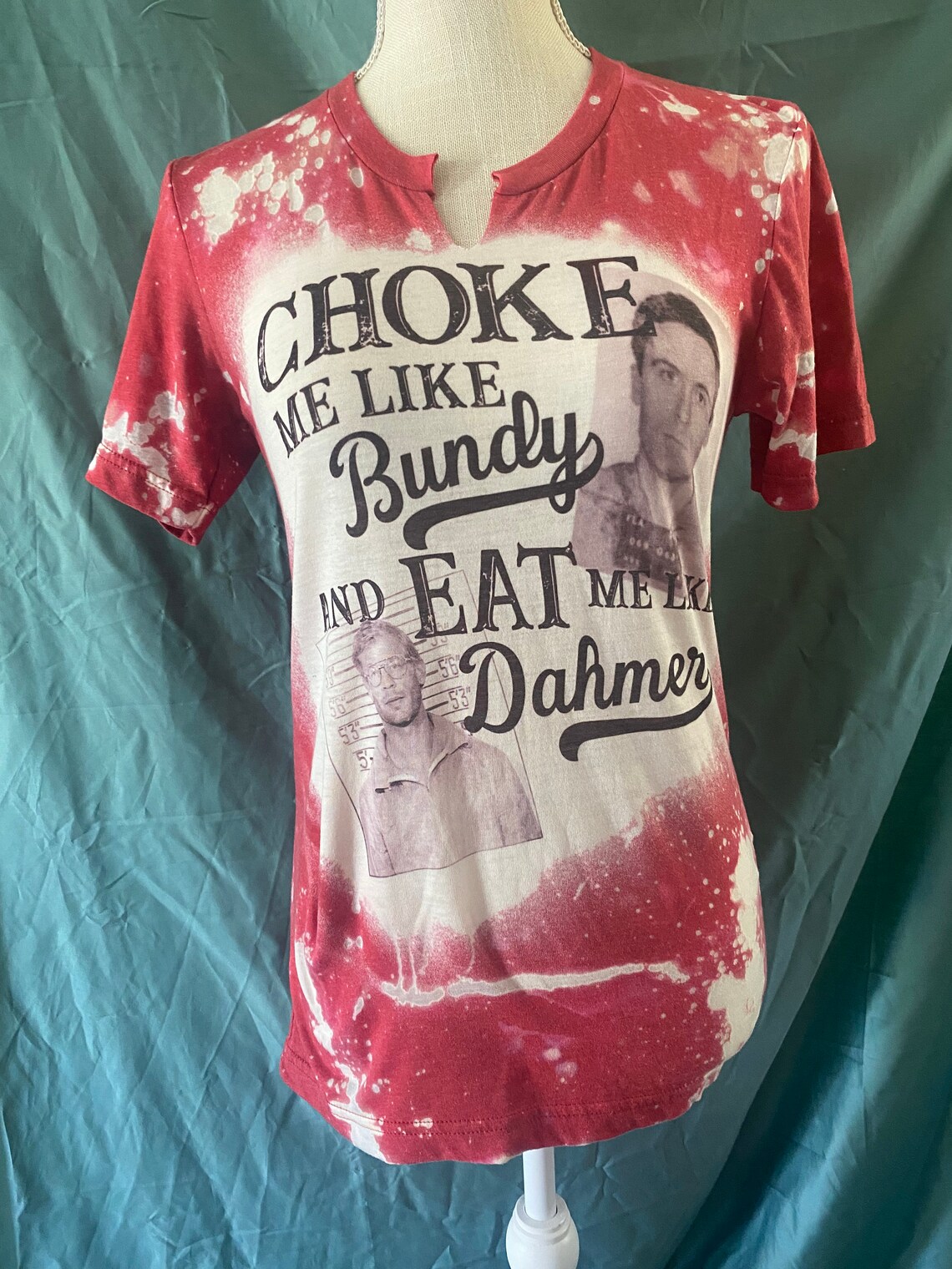 Choke Me Like Bundy halloween Shirtbleached Shirthorror - Etsy