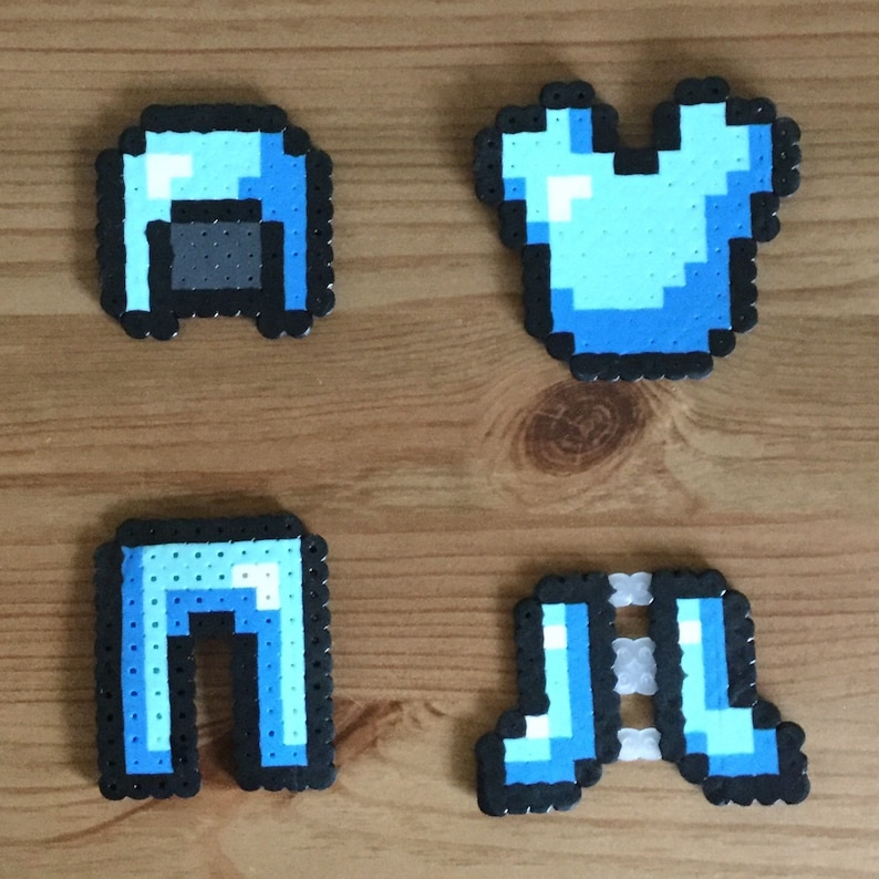 Minecraft Minecraft Inspired Perler Bead Sprites Sets Creeper Enderman