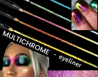 Multi Chrome Eyeliner Chameleon Aurora Eyeshadow Pen Rainbow Color Shifting Maquillaje Cambio de color Nueva llegada Maquillaje Face Painting Party