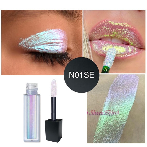 Chrome Eyeshadow Chameleon Glitter Eye Shadow Mirror Shimmer Powder  Cosmetics