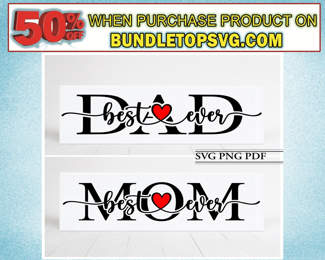 Best Mom Ever Svg, Mother's Day Tile Best Dad Father's Tile, I Love You Svg, Svg