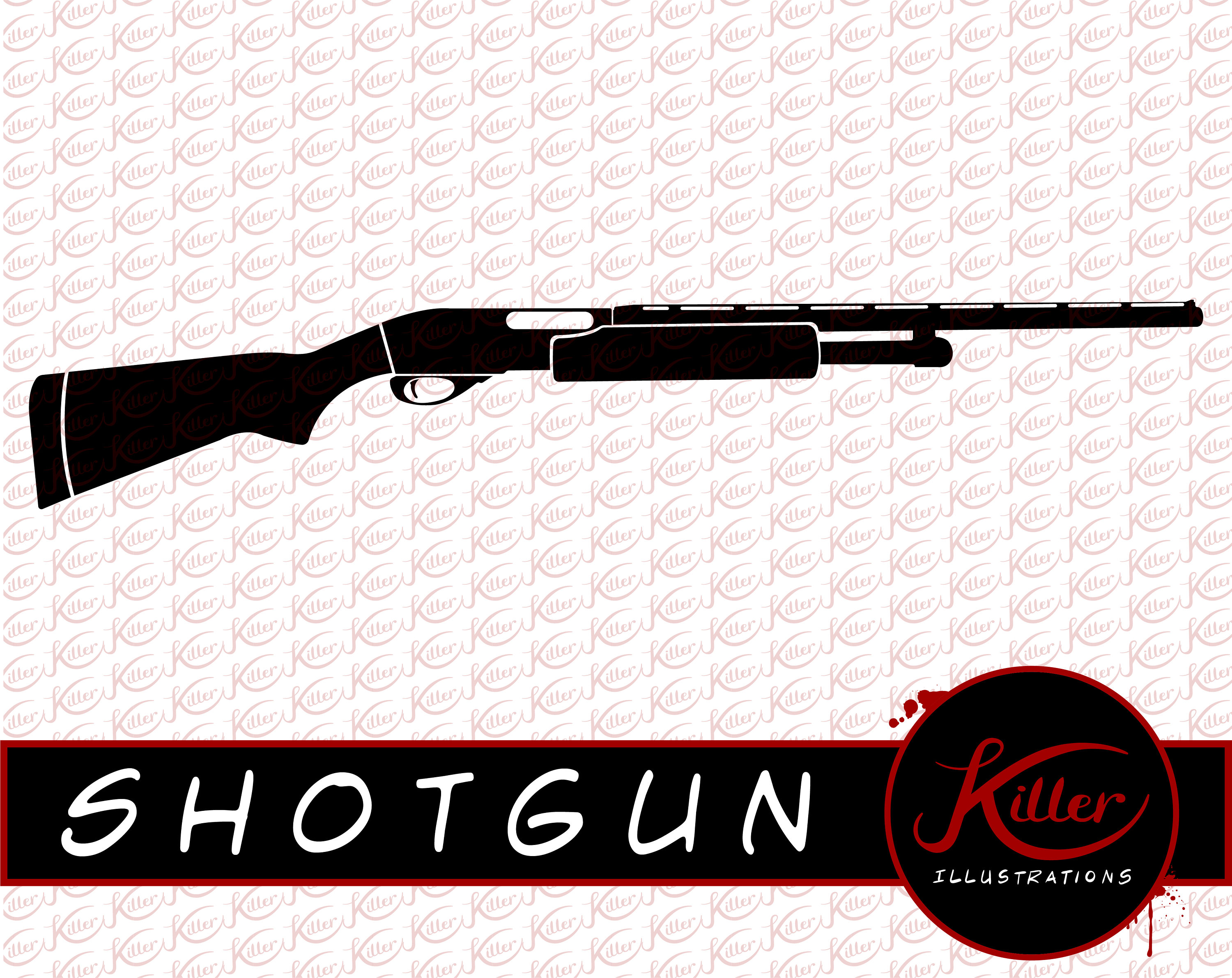 Shotgun Vector Gun Clip Art Firearm Cut File Instant Digital Download Svg  Png Pdf Jpg Eps Dxf - Etsy