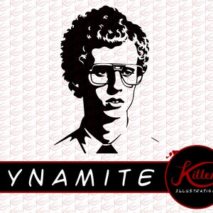 Dinamite | Nerd | Clip-art de filme | Napoleão | Cortar arquivo | Download Digital Instantâneo | SVG | png | PDF | JPG | Eps | Dxf |