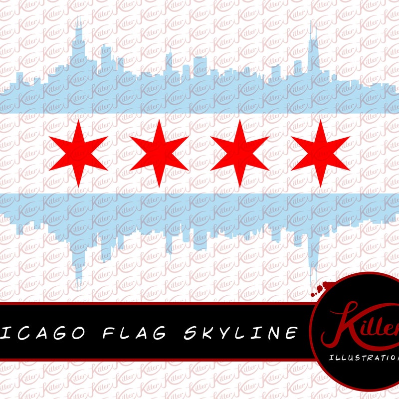 Partiotic Designs Chicago Flag Svg Designs - Etsy