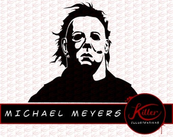 Michael Meyers Vector | Halloween Clip Art | Horror | Cut File| Instant Digital Download | Svg | Png | Pdf | Jpg | Eps | Dxf |