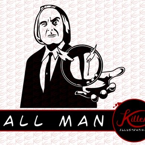 Tall Man Vector | Clip Art | Horror | Cut File| Instant Digital Download | Svg | Png | Pdf | Jpg | Eps | Dxf |