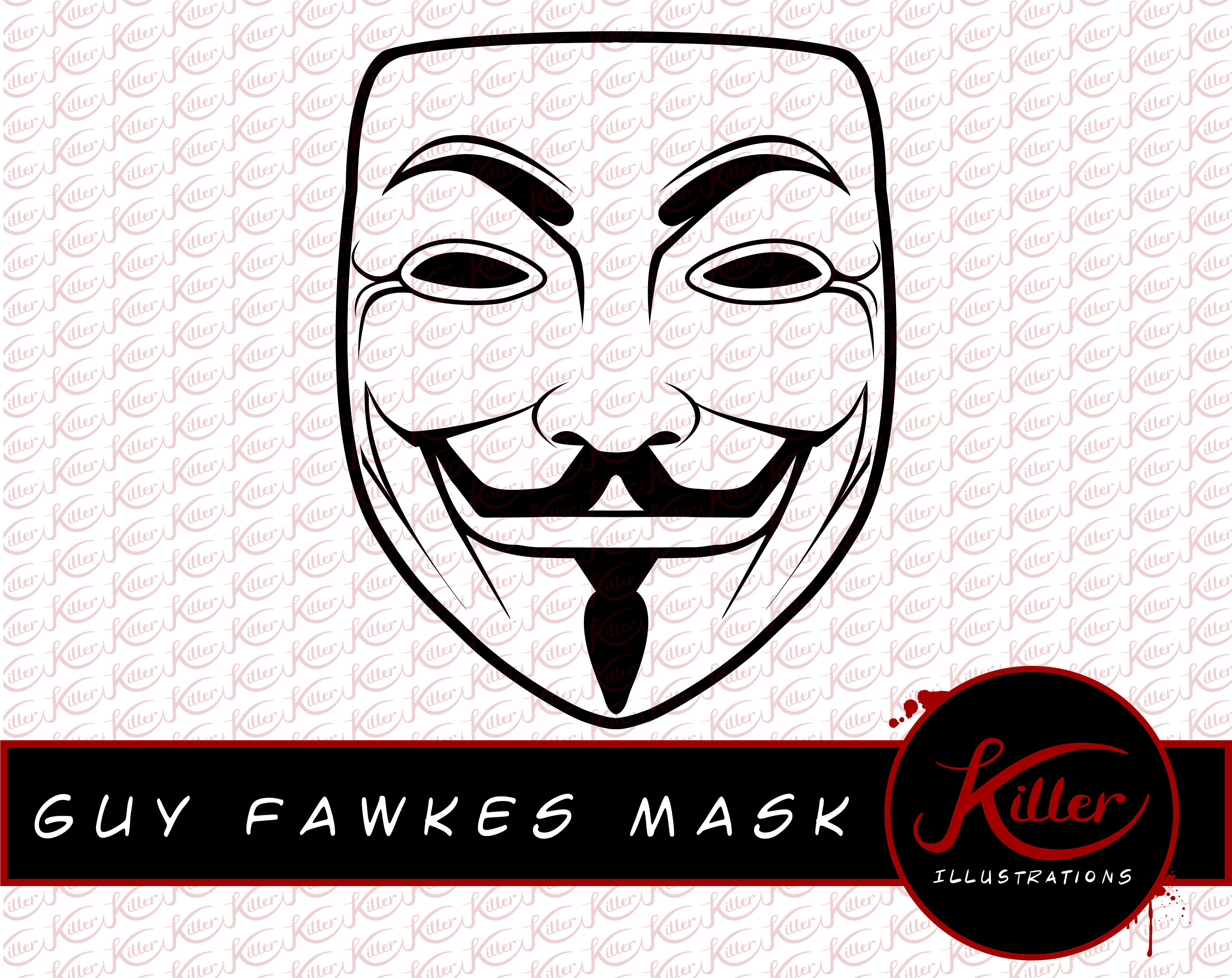 Anonymous Mask Art Board Print for Sale by Weeev