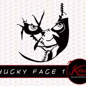 Chucky Face 1 Vector | Childs Play Clip Art | Horrorr | Cut File| Instant Digital Download | Svg | Png | Pdf | Jpg | Eps | Dxf |