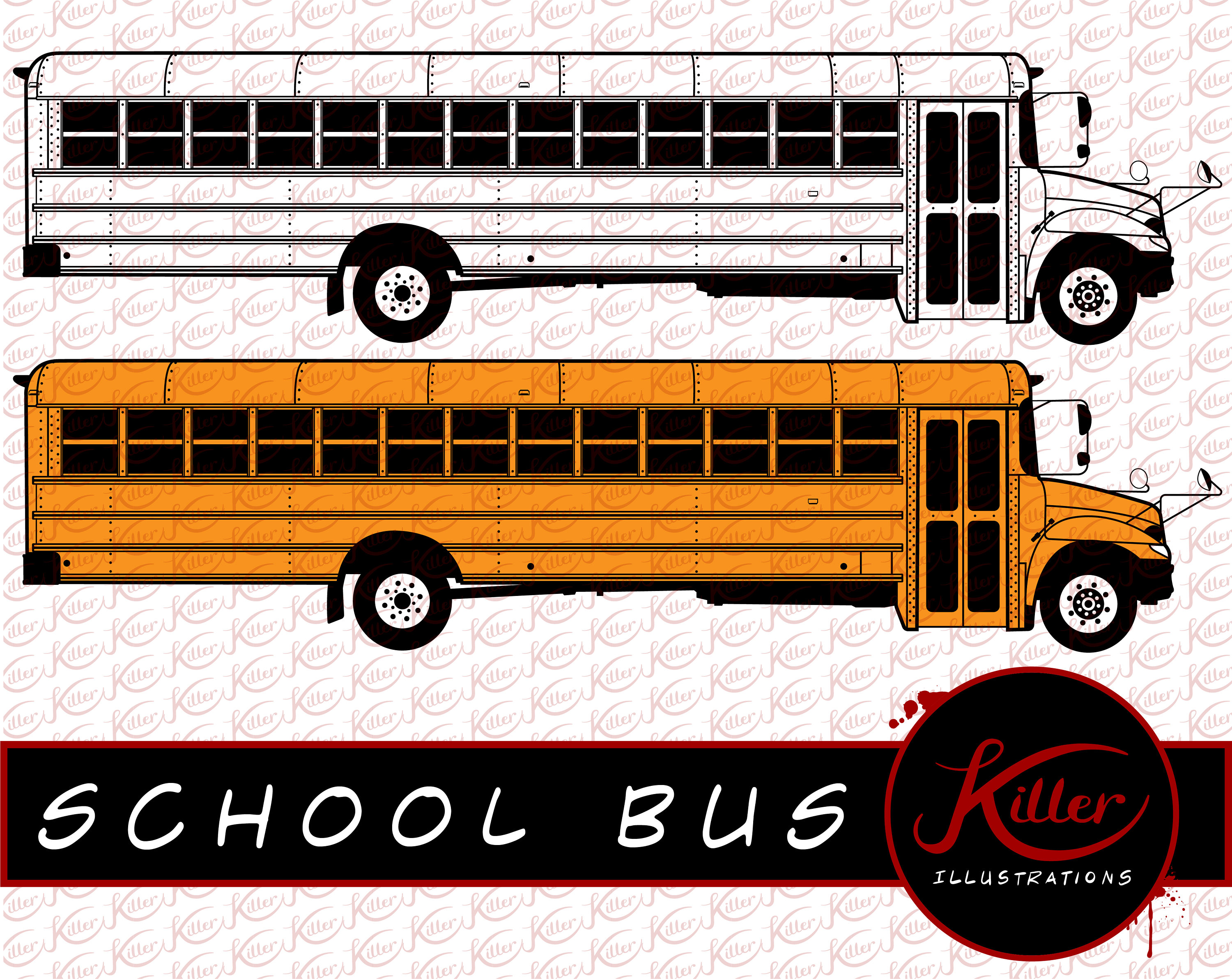 Autobus scolaire vecteur | SKOOLIE Clip Art | Couper fichier | Téléchargement | Svg | Png | PDF | Jpg | EPS | DXF |
