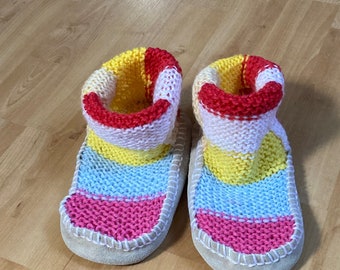 wool slippers for children.