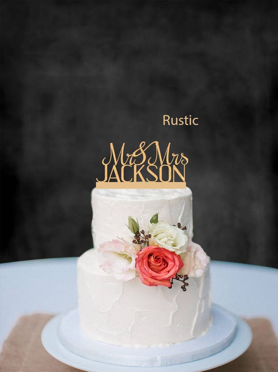 Rustykalny Cylinder Tort Weselny Mr I Pani Ciasto Cylinder Etsy