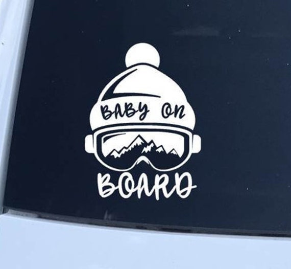 Bébé à Bord Autocollant Voiture Van Fenêtre Pare-chocs garçon fille pour Bébé Maman Papa Visage Bébé