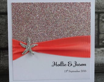 Starfish | Pocketfold Wedding Invitation SAMPLE