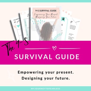 9-5 Survival Guide | Goal Setting | Positive Mindset | Future Planning | 2024 | Printable Planner | Productivity | US Letter