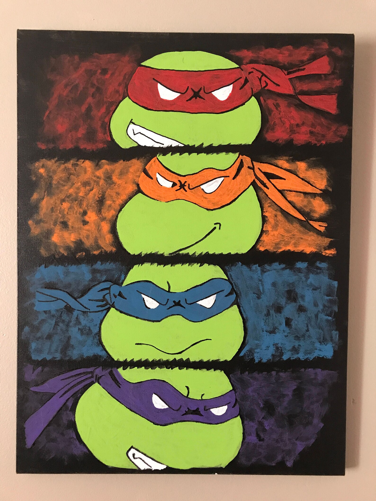 Handmade Ninja Turtle Wall Decor Etsy