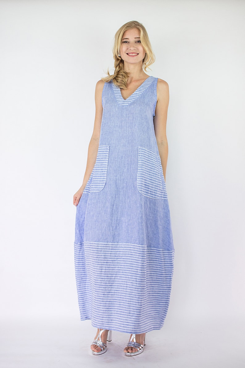 Italian linen linen dress plus size linen summer maxi Etsy Italian linen linen dress plus size linen summer maxi Etsy