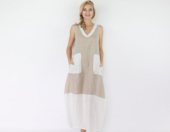 Italian Linen Dress Plus Size Linen ...