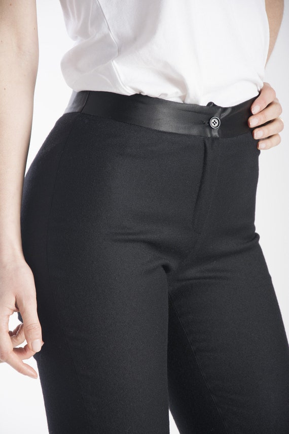 Slim Fit Cigarette Pants